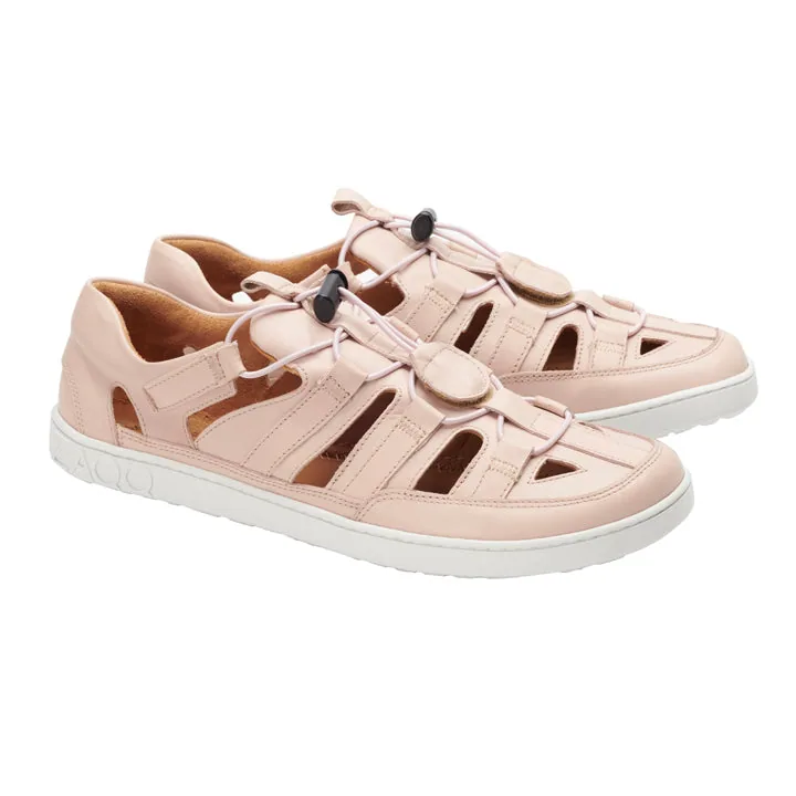 Женские сандалии ZAQQ QLEAR Light Pink (светло-розовый цвет)