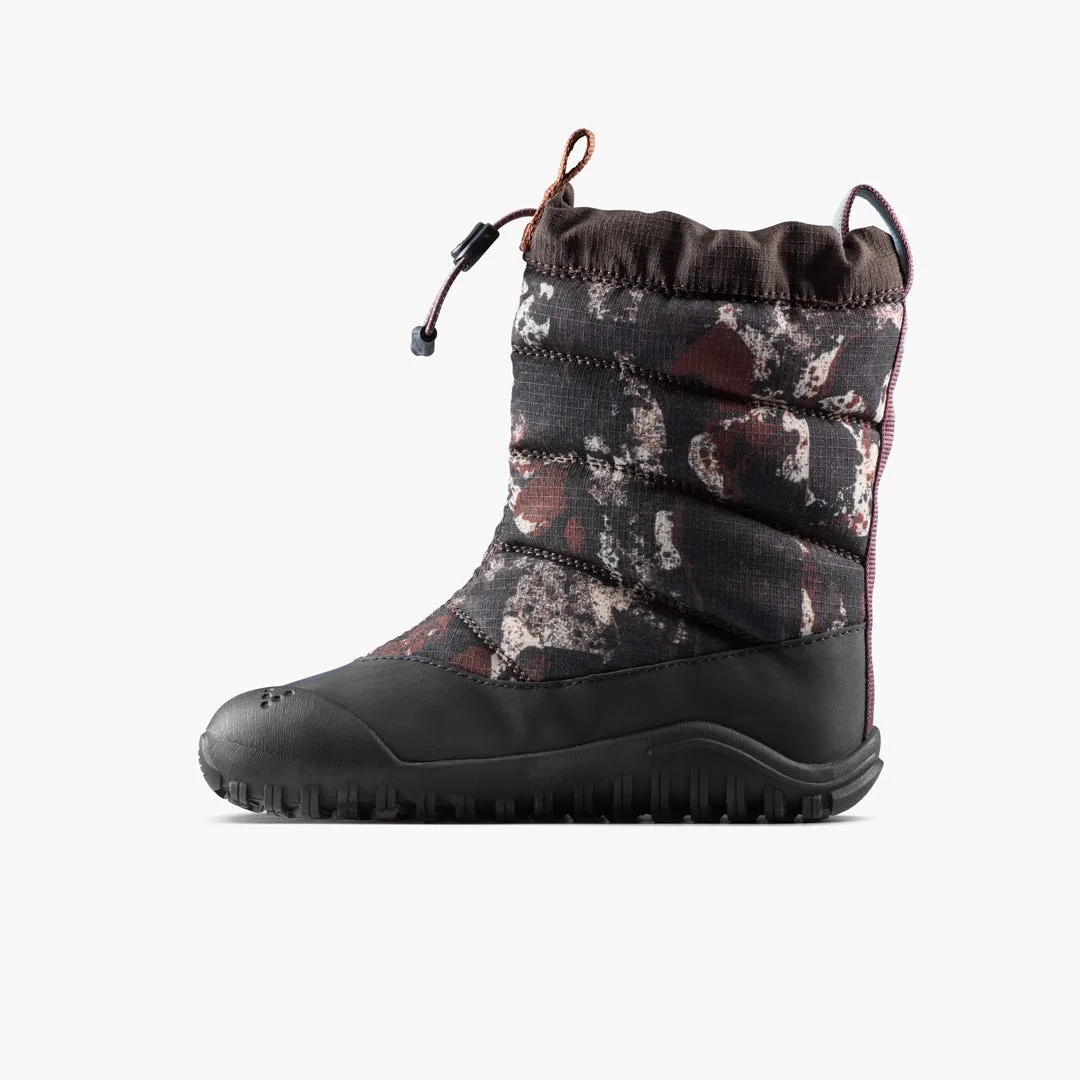 Ботинки Vivobarefoot Tracker Boot AT — для дошкольников, серо-коричневый с узором, фото 3