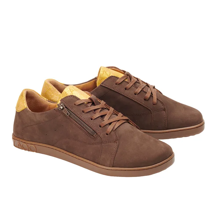 Женские кроссовки ZAQQ QOMFY Wide Brown (коричневый цвет) — фото 1 из 4