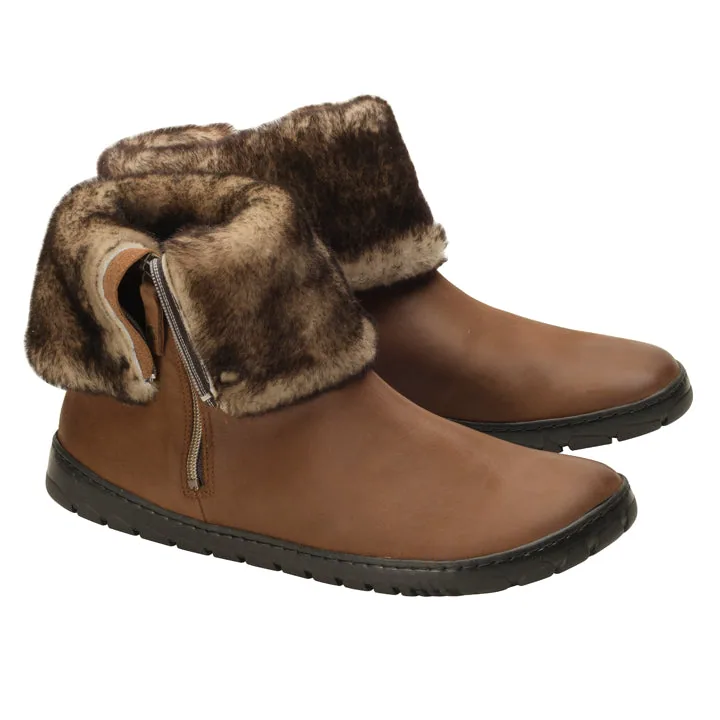 Женские ботинки ZAQQ HUQ Winter Brown (коричневый цвет) — фото 1 из 12
