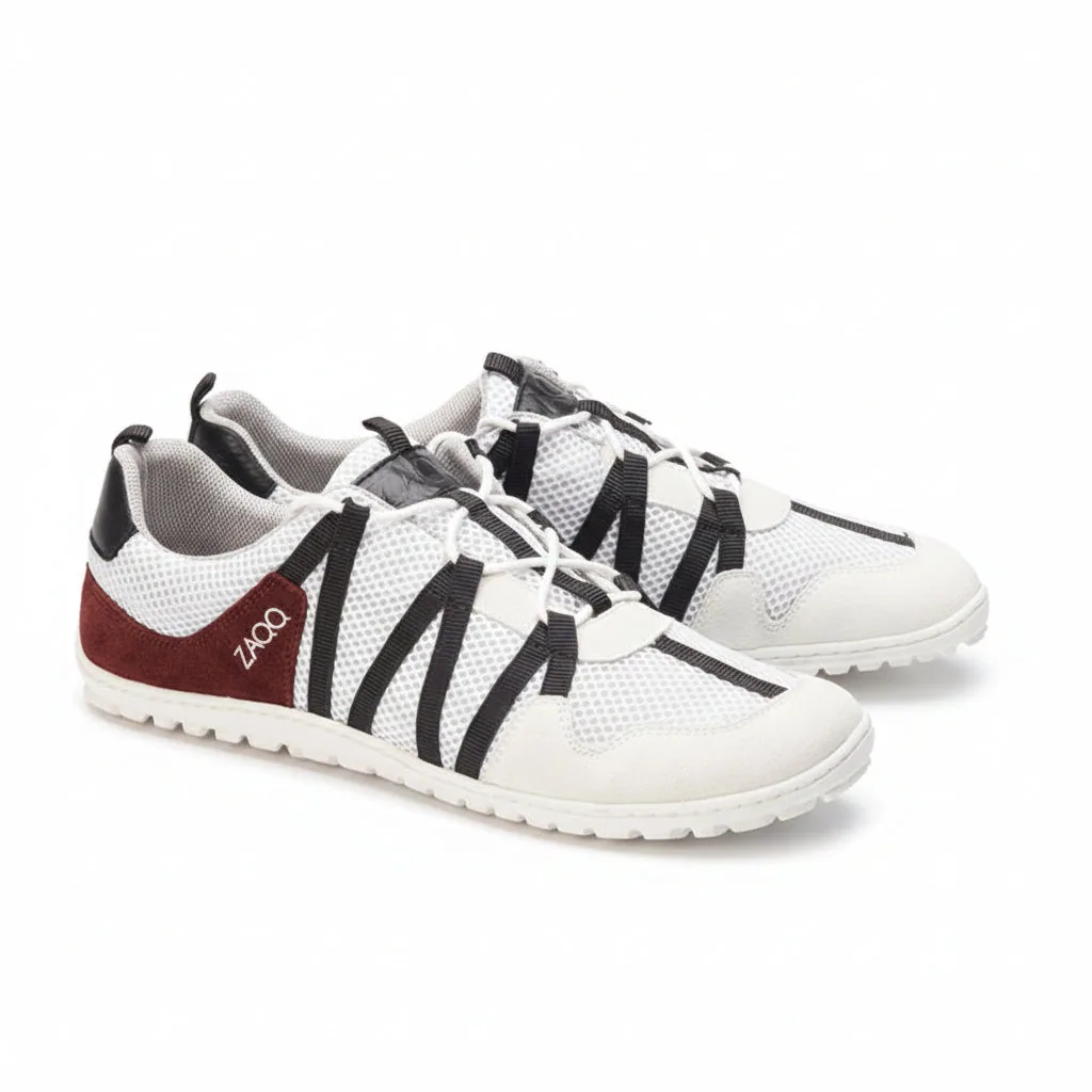 Мужские кроссовки ZAQQ RIQ White Red (красный цвет) — фото 1 из 10