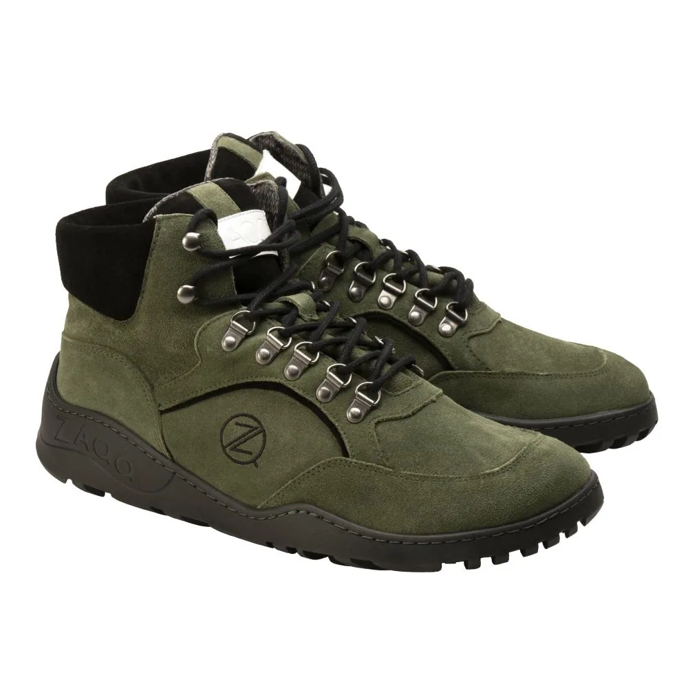 Женские ботинки ZAQQ TREQ Green Waterproof (зелёный цвет)