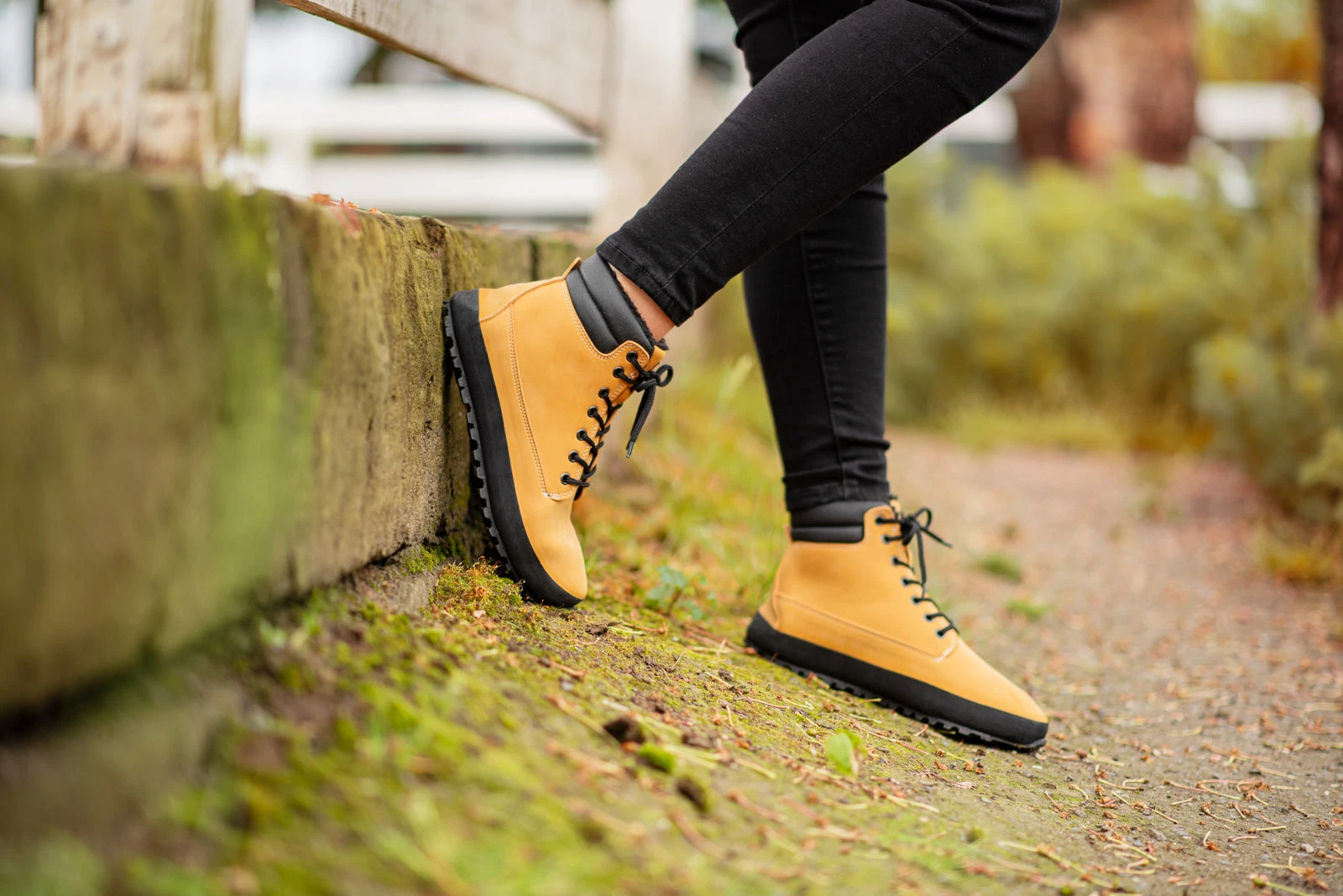 Ботинки Ahinsa Shuma Winter Barefoot — горчичный, фото 16