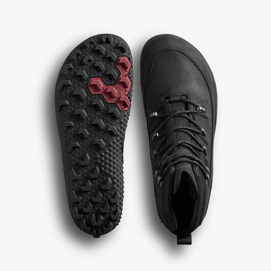Ботинки Vivobarefoot Tracker Winter III SG — женская модель, чёрный, фото 2
