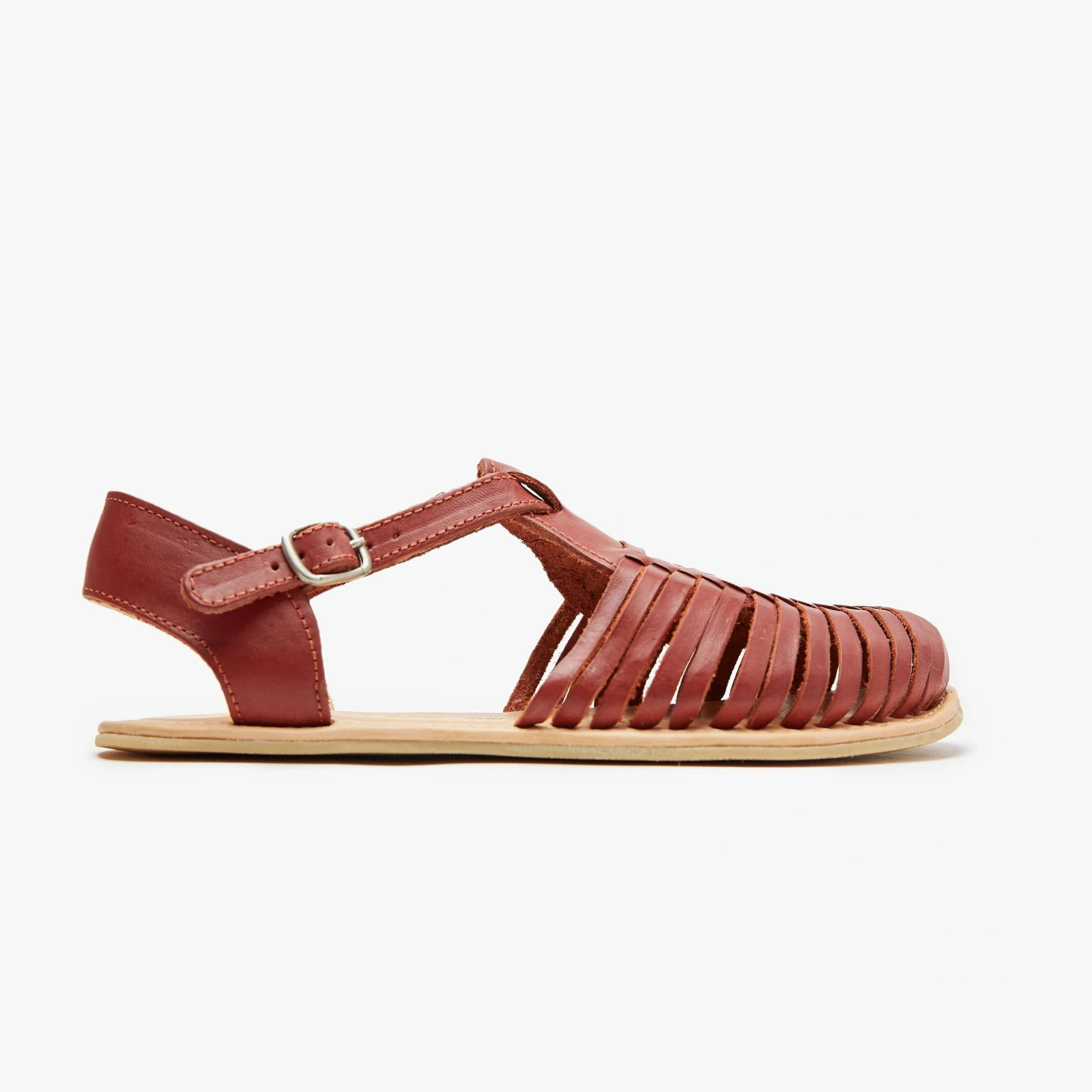Босоногие сандалии Origo Huarache Sandal Wide by Anya — корица, фото 4