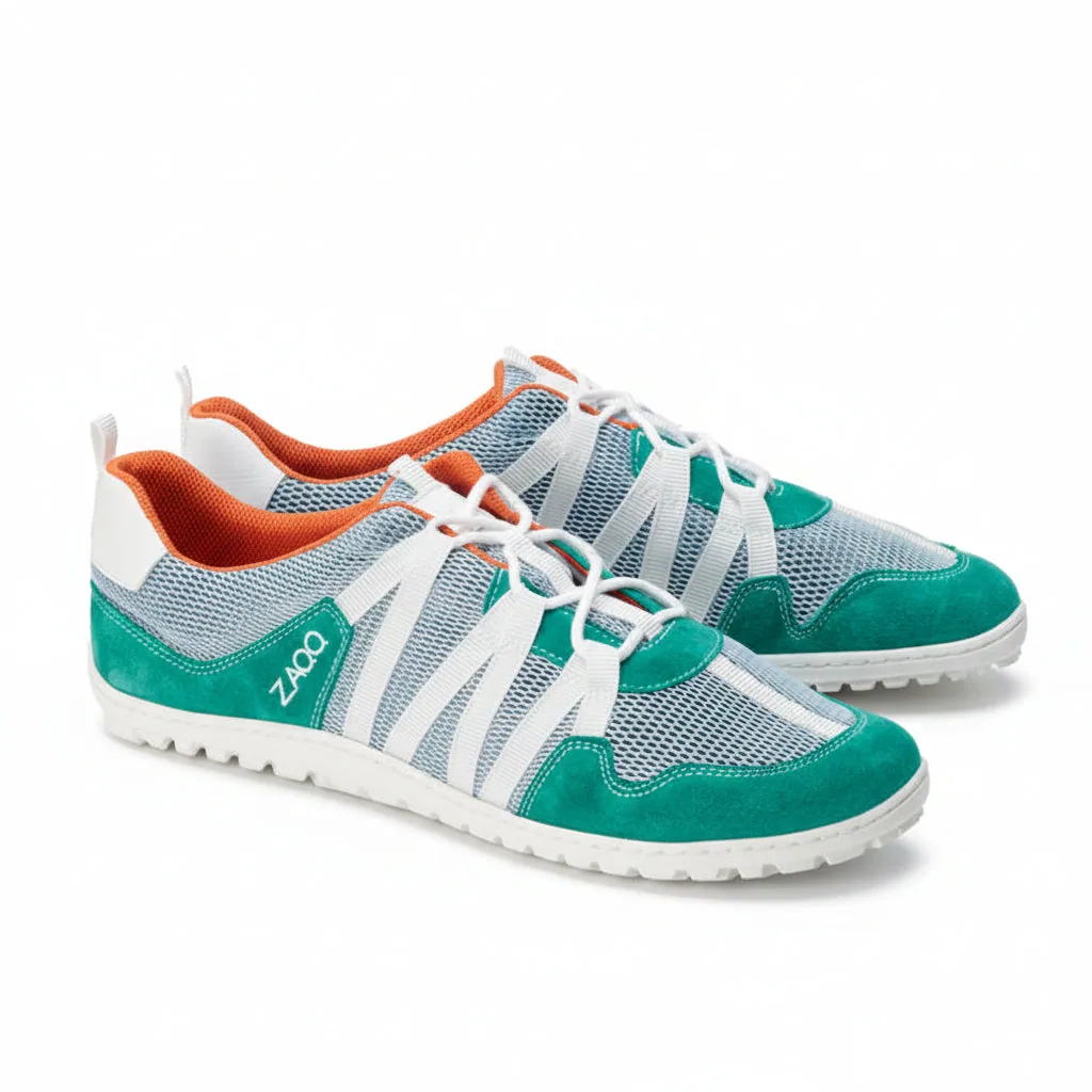 Женские кроссовки ZAQQ RIQ Turquoise (бирюзовый цвет) — фото 1 из 9