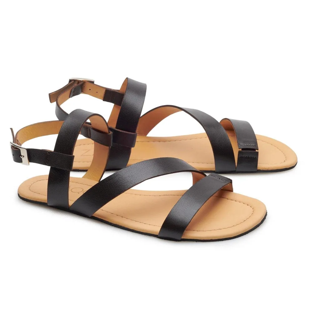 Женские сандалии ZAQQ NIQ Dark Brown (тёмно-коричневый цвет) — фото 1 из 11