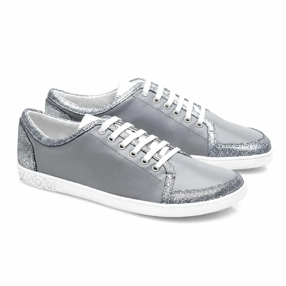 Женские кроссовки ZAQQ TIQQ Grey Silver (серебристый цвет) — фото 1 из 4