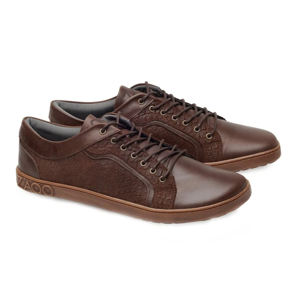 Мужские кроссовки ZAQQ QODY Brown (коричневый цвет) — фото 1 из 9