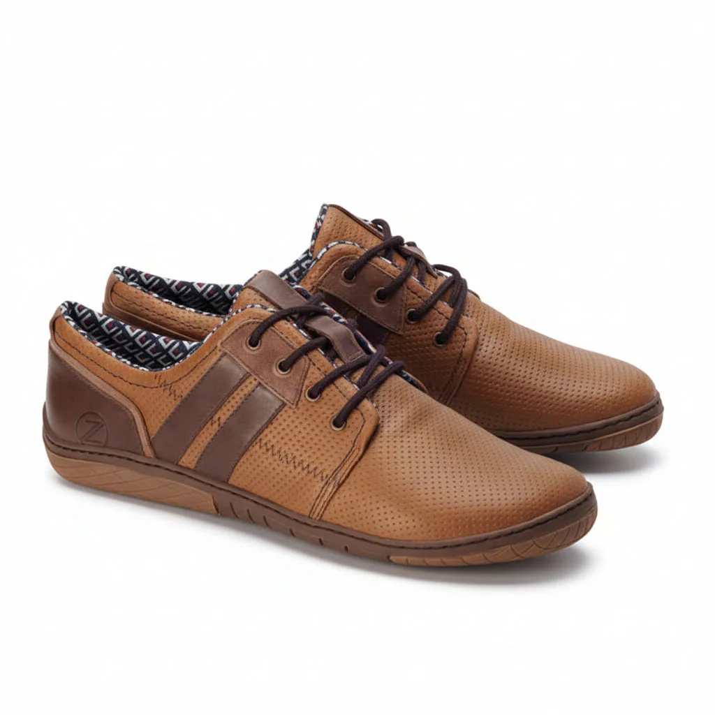 Мужские кроссовки ZAQQ QANBERRA Brown (коричневый цвет) — фото 1 из 9