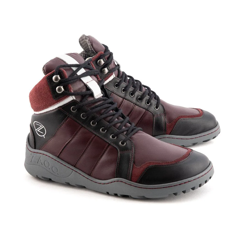 Женские ботинки ZAQQ MONTBLANQ Red Waterproof (красный цвет) — фото 1 из 4