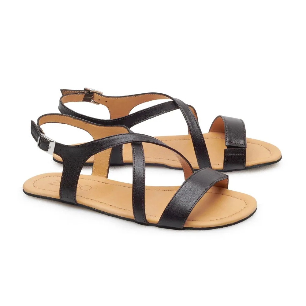 Женские сандалии ZAQQ QEE Dark Brown (тёмно-коричневый цвет) — фото 1 из 4