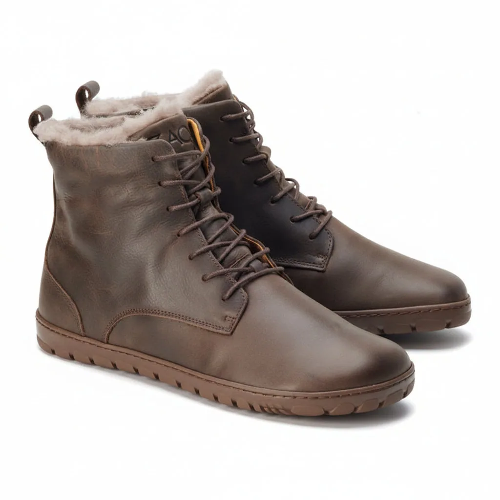 Мужские ботинки ZAQQ QUINTIC Winter Brown (коричневый цвет) — фото 1 из 8