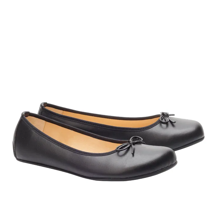 Женские балетки ZAQQ LOOQ Vegan Black (чёрный цвет) — фото 1 из 4